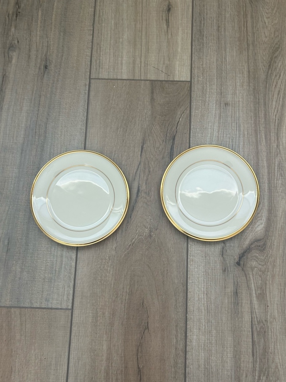 Qty 2 Lenox Eternal Butter Plates